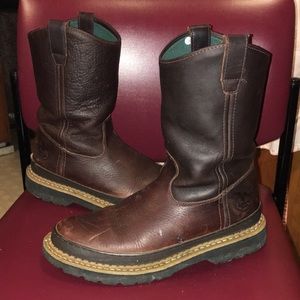 Brown waterproof leather Georgia Boots